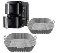 Fodere in silicone per friggitrice ad aria Ninja Double Stack da 7,6 L: SL300UK, doppia fodera in silicone per SL300UK, accessori compatibili per Ninja Dual Stack 7.6 SL300, SL201 e SL300EU FryEasy