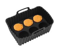 Fodere in silicone per friggitrice per aria - set vassoio riutilizzabile per vassoio | Gadget da cucina per verdure da forno salsiccia riscaldamento degli avanzi della festa di cottura