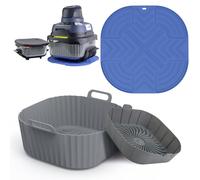 Fodere in silicone riutilizzabili per friggitrice ad aria Ninja Crispi, fodere in silicone e cuscinetto resistente al calore