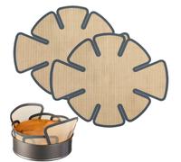 Fodere Padella Pane Silicone Riutilizzabili 2 Pezzi Tappetini da Forno Antiadere
