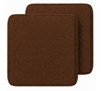 Fodere per Cuscini da Esterno Impermeabile, Copricuscino Divano 1/2/4/6 con Cerniera, Copri-Cuscini in Poliestere, Lavabile Resistente per Giardino Balcone Terrazza(Dark Brown,60 X 60 X 10 CM(2pcs))