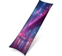 Fodere per Cuscini Impermeabili all'aperto Cielo Città Decor Federe per Cuscini lino Copri Giardino Soggiorno Divano 60x180cm con Cerniera Invisibile Copricuscini Divano Set di 1 PjY5924 1-6