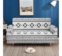 Fodere per divani a 1, 2, 3 e 4 posti fodere antiscivolo con stampa mandala fodere lavabili per divani fodere protettive per mobili fodere per divani altamente elasti(Size:2 Seater(145-185cm),Color:A)