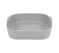 Fodere per friggitrice ad aria, antiaderenti con manico, inserti quadrati per friggitrice ad aria, per cucinare a microonde, pizza, patatine, pancetta, snack, torte, verdure, cucina, feste in