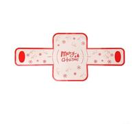 Fodere per pane in silicone, non riutilizzabili, adatte al forno, strumento di trasferimento dell'impasto per la cottura, 60 x 27 cm, nero/arancione/grigio/verde/rosso (rosso)