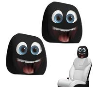 Fodere per Poggiatesta Auto - 2 Pezzi Fodera Poggiatesta Anteriore Halloween per Auto | Protezione per SUV Familiari,Viaggi Pendolari Famiglie Appassionati