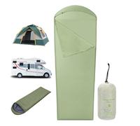 Fodere per sacco a pelo leggere, lenzuola da trekking | Lenzuola da viaggio pieghevoli per dormienti leggeri, escursioni, campeggio, festival, viaggi, estivi