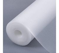 Fodere per scaffali per armadi da cucina Fodere per frigorifero Fodera impermeabili e resistenti all'olio Tappetini per cassetti Materiale EVA Fodera per frigorifero non adesivo Trasparente 44x600cm