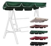 Fodere per Sedia A Dondolo Multifunzionale Sostituzione della Sedia A Dondolo con Baldacchino Copertura per Amaca Top Garden Outdoor Tettuccio di Ricambio per Copertura,03,249x185x18cm