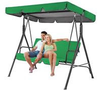 Fodere per Sedia A Dondolo Portatile Resistente Sostituzione della Sedia A Dondolo con Baldacchino Copertura per Amaca Top Garden Outdoor Tettuccio di Ricambio per Copertura,06,164 * 114 * 15cm