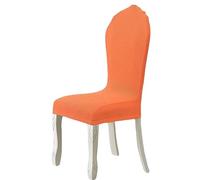 Fodere Per Sedie Sala Da Pranzo Con Schienale Tondo Protezioni Per Sedia Elasticizzate Senza Braccioli Con Schienale Rotondo Per Sedie Laterali Ovali Imbottite Moderne Con Gambe In Legno ( Color : Ora