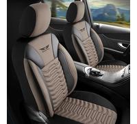 Fodere Per Sedili Auto Compatibili Con Audi A4 In Nero Beige 768N043