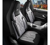 Fodere Per Sedili Auto Compatibili Con Chevrolet Matiz In Grigio Nero 1098P073