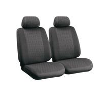 Glamur, coppia coprisedili anteriori in jacquard, universali - Antracite