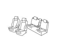 Lampa Set coprisedili Superior Beige su misura per Volkswagen Golf VII 5p (11/12>1)