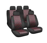 Free, set fodere coordinate - Nero/Rosso sedili auto