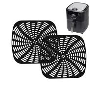 Fodere Quadrate In Silicone Per Friggitrice Ad Aria - Inserti Riutilizzabili Per Friggitrice Ad Aria, Tappetino In Silicone Come Carta Pergamena Di Ricambio Per Ninja Ag301 | Versatili Per