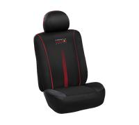 Set Coprisedile 3 Pz Powerbar Nero/Rosso confortevole e resistente, facile e vel