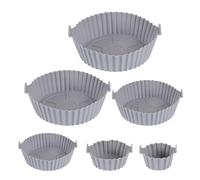 Fodere Riutilizzabili Friggitrice ad Aria 6 Pezzi Antiaderenti Teglia da | Fogli Per Friggitrice Ad Aria Da Cucina, Frittura, , Pasti Quotidiani, Snack, Contorni, Colazioni