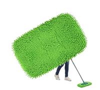 Fodere riutilizzabili per mop | Salviette per pulizia a secco, riutilizzabili e lavabili per pavimenti in laminato, piastrelle, bagno, cucina, rimozione dei peli di animali, garage, bancone per