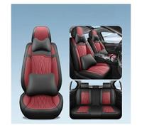 Fodere Sedili Auto Coprisedile Auto 3D Per MG ZS EV Per GT EHS RX5 MG4 Per MULAN MG5 Per MARVEL R MG6 Accessori Interni In Pelle PU Coprisedili(Rosso,LUXUry)