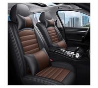 Fodere Sedili Auto Coprisedile Per Auto A Copertura Totale Per Cadillac CTS ATS CT6 XTS Per Escalade XT5 SRX DTS Accessori Coprisedili(Black Coffee+Pillow)