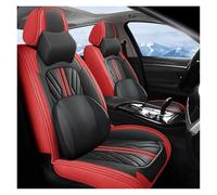 Fodere Sedili Auto Coprisedile Universale In Similpelle Per Auto Per MG ZS EV Per GT EHS RX5 MG4 Per MULAN MG5 Per MARVEL R MG6 Accessori Interni Coprisedili(Rosso,LUXUry)