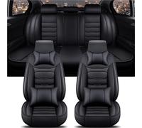 Fodere Sedili Auto Coprisedile Universale Per Auto Per Civic Per City Per CRV Per CRZ Per Accord Per Elysion Per Fit Per Jade Per Jazz Coprisedili Anteriori(Black 5+cushion)
