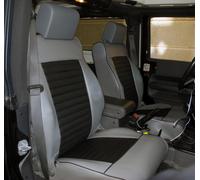 FODERE SEDILI AUTO COPRISEDILI JEEP WRANGLER JK UNLIMITED - 3 porte SIMILPELLE