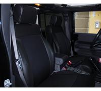 FODERE SEDILI AUTO COPRISEDILI JEEP WRANGLER JK UNLIMITED 5p SIMILPELLE+TESSUTO