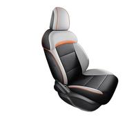 Fodere Sedili Auto Per MG MG4 / EV Per Mulan 2022-2025 Coprisedile Per Auto Set Completo Cuscino In Pelle Protettivo Protezione Sedile(Black Grey)