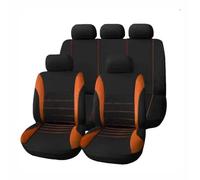 Fodere Sedili Auto Per Toyota Per Yaris Per Camry Per Verso Per Prado Per Corolla Per Prius Coprisedile Per Auto Taglia Universale 5 Posti Coprisedili(Arancia)
