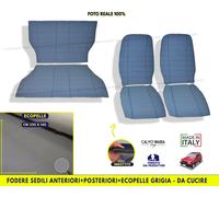 Fodere Sedili Vecchia Panda Classic Imbottite con SIMILPELLE Grigio sedile auto