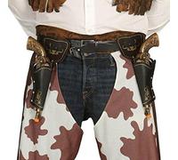 Foderi Da Cowboy Per Adulti Con Armi Revolver Del Far West Sei Colpi BRONZE