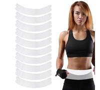 Foderi In Cotone Per Reggiseno | Confezione da 10 Dischi in Cotone per Scollatura - Paracapezzoli Lavabili Morbidi Per Palestra Fitness Yoga E Attività Quotidiane