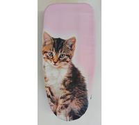 Foderina per ASSE da Stiro Piccolo, 85x40 cm, 2 Pezzi (Gatto su Azzurro + Gatto su Rosa)