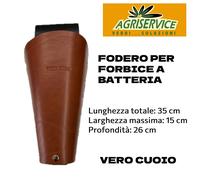 Fodero fondina VERO CUOIO 35x15x26 cm per forbice a batteria