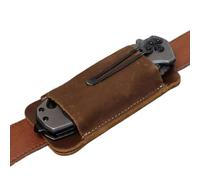 Fodero in pelle per coltelli, fodero per coltelli da cintura in pelle, guaina orizzontale per il trasporto di coltelli, fondina vintage fatta a mano con passante per cintura, custodia orizzontale per