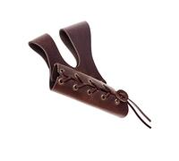 Fodero per cavaliere con spada medievale e rana, stile vintage, marrone, marrone scuro, 16,5 x 8 cm