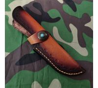 Fodero Per Coltello Dritto in Pelle 1X Custodia Per Lama Fissa Marrone