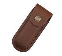 Fodero per Coltello Pelle, Custodia per Coltelli Pieghevole Fondina, Fodero in Pelle Fatto a Mano, Custodia per Coltello Tascabile Pieghevole, Borsa per Coltelli Tascabili, per Caccia, Campeggio