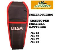 Fodero rigido originale Lisam per forbici a batteria TL 26 TL 32 TL 37 TL 42