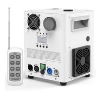 FODEXAZY 1000W Bianco Elettronico Macchine Pirotecniche, Palcoscenico Attrezzature Effetto Speciale con d-mx512 (3CH) e Telecomando Senza Fili per Matrimonio Partito Concerto Natale Halloween