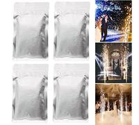 FODEXAZY 200g Macchina di Effetto Stage Polvere, Attrezzatura Speciale Macchina Granulata Metallo Polvere Altezza 3-16 Piedi per Festa di Nozze DJ Disco Stage Concerto TV Show, 4 PZ