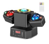 FODEXAZY 65W Mini Teste Mobili LED con Telecomando,Effetti 4 in 1 Fascio RGBW,Moving Head Luci da Palco Controllo DMX512,Luci Stroboscopica Palcoscenico per Festa Discoteca DJ Bar Matrimoni