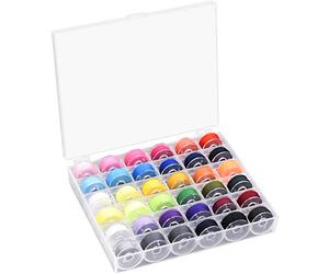 Fodlon Bobine da Cucire, 36pcs Bobine Rocchetti,Bobine Macchina Cucire con Trasparente Bobbin Storage Case per Macchina da Cucire Brother Singer Janome Elna Babylock Kenmore Pfaff