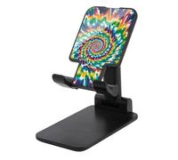 FodPand Supporto per telefono cellulare regolabile colorato a spirale Tie Dye per scrivania Supporto per telefono portatile Supporto universale per telefoni vivavoce per aereo, accessori da viaggio