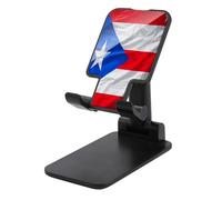 FodPand Supporto per telefono cellulare regolabile con bandiera di Porto Rico per scrivania Supporto per telefono portatile universale per telefoni vivavoce per aereo, accessori da viaggio