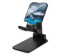 FodPand Supporto per telefono cellulare regolabile con cratere vulcanico per scrivania Supporto per telefono portatile universale per telefoni vivavoce per aereo, essenziale da viaggio, compatibile