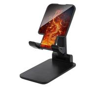 FodPand Supporto per telefono cellulare regolabile con fiamma rossa per scrivania, supporto per telefono portatile universale per telefoni vivavoce per aereo, accessori da viaggio, compatibile con 4-8